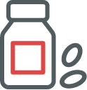 Prescription medication icon