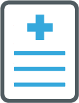 Icon of medical list